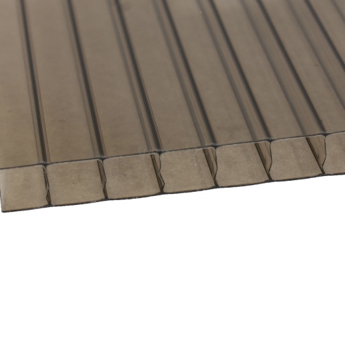 10mm Twinwall Polycarbonate Roofing Sheet Bronze