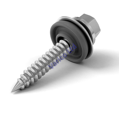 EZ GLAZE 6.5mm X 45mm Screws With EPDM Washer